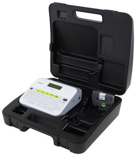 Brother PT-D400VP Label Maker with Ac Adapter & Carrying Case 